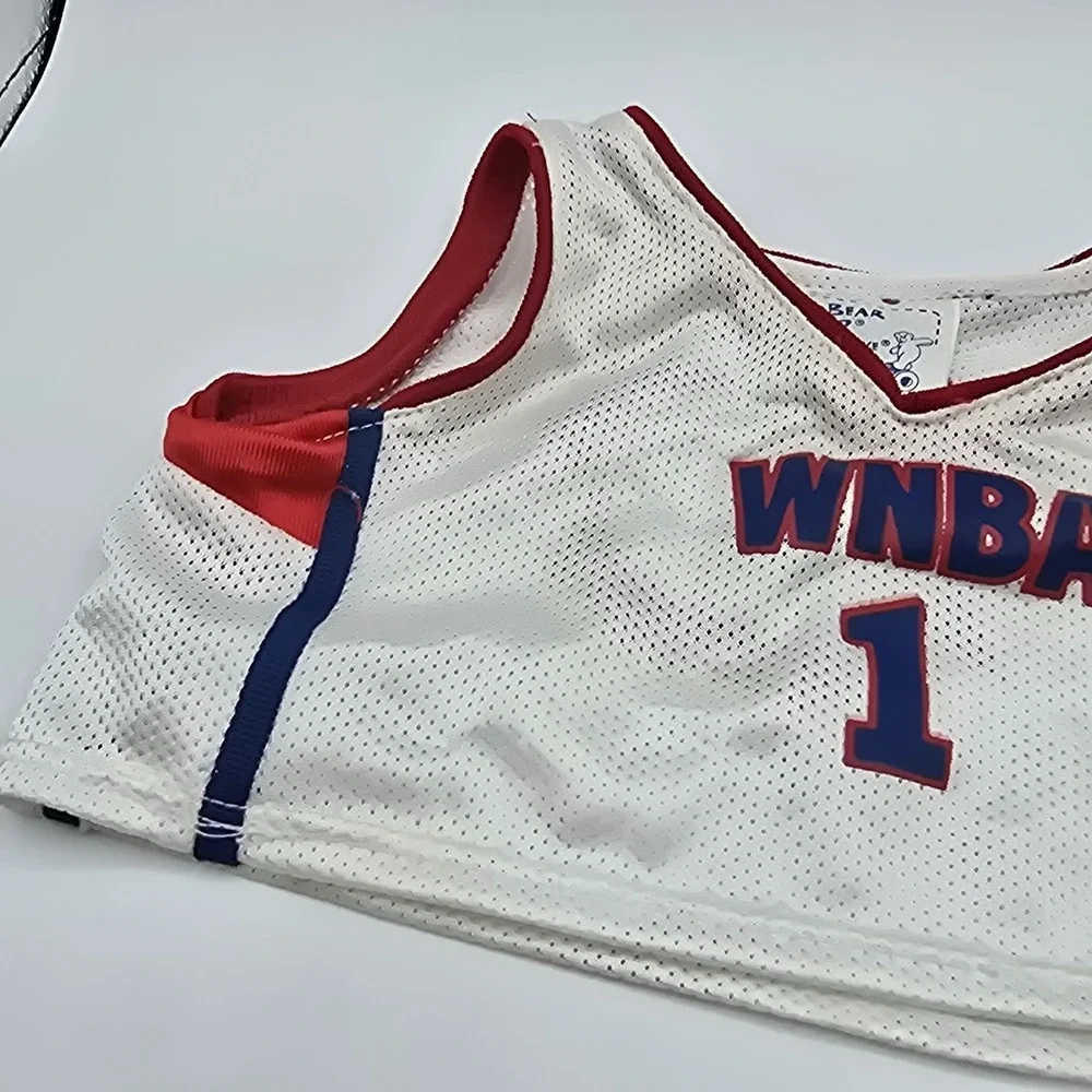 Build‎ a Bear White Tank Top Jersey WNBA 1 Basketball